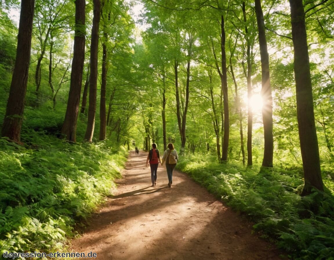 Bewegung an der frischen Luft hebt das Wohlbefinden - Wie die Natur uns gegen Depressionen und schlechte Laune hilft